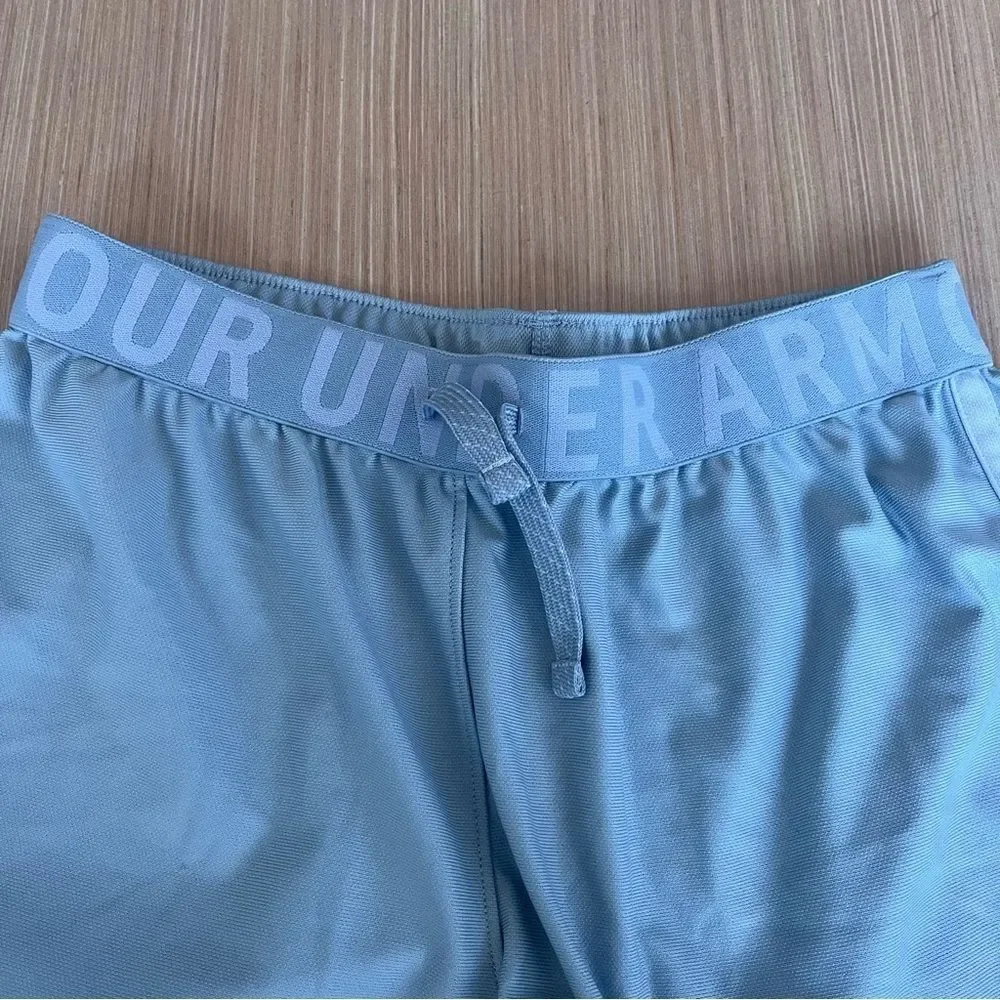Under Armour Grey & Purple Athletic Shorts